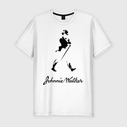 Футболка slim-fit Johnnie Walker, цвет: белый