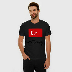 Футболка slim-fit Turkey, цвет: черный — фото 2