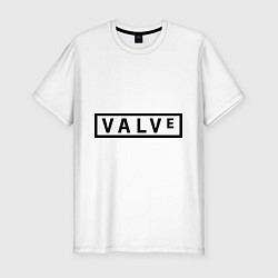 Футболка slim-fit Valve, цвет: белый