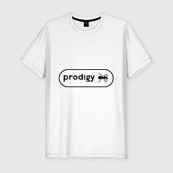 Футболка slim-fit Prodigy лого с муравьем, цвет: белый