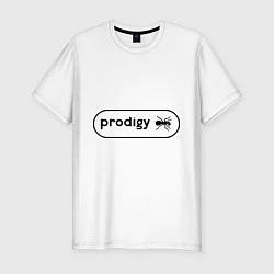 Мужская slim-футболка Prodigy лого с муравьем