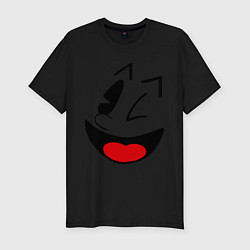 Футболка slim-fit Pac-Man Smile, цвет: черный