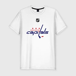 Футболка slim-fit Washington Capitals: Ovechkin 8, цвет: белый