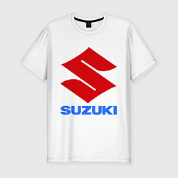 Футболка slim-fit Suzuki, цвет: белый