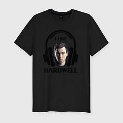 Мужская slim-футболка I like Hardwell