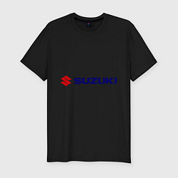 Мужская slim-футболка Suzuki
