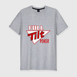 Футболка slim-fit Full Tilt Poker, цвет: меланж