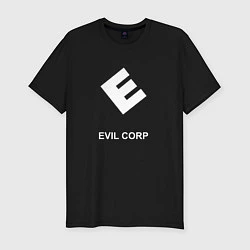 Мужская slim-футболка Evil corporation