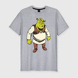Мужская slim-футболка Shrek 3