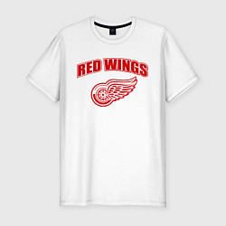 Футболка slim-fit Detroit Red Wings, цвет: белый