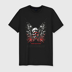 Мужская slim-футболка Expendables: Choose tour weapon