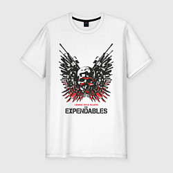 Мужская slim-футболка Expendables: Choose tour weapon