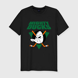 Футболка slim-fit Anaheim Mighty Ducks, цвет: черный