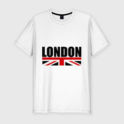 Футболка slim-fit London, цвет: белый