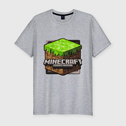 Футболка slim-fit Minecraft: Pocket Edition, цвет: меланж