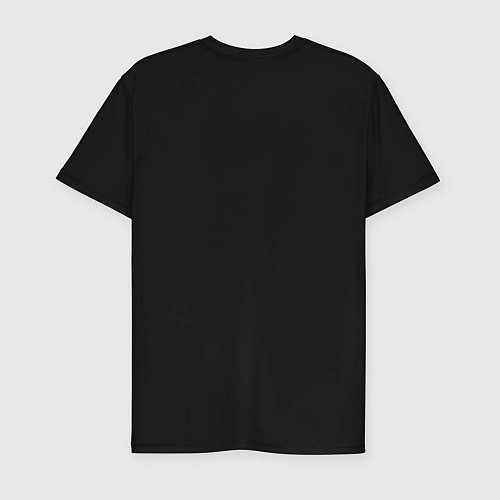 Мужская slim-футболка One Punch / Черный – фото 2