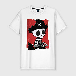 Мужская slim-футболка Пират