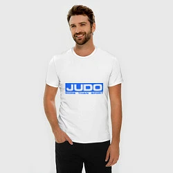 Футболка slim-fit Judo: More than sport, цвет: белый — фото 2