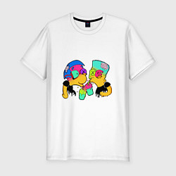 Мужская slim-футболка Bart & Milhous Dope