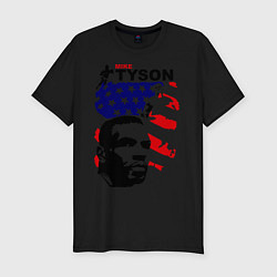 Мужская slim-футболка Mike Tyson: USA Boxing
