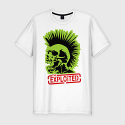 Футболка slim-fit The Exploited, цвет: белый