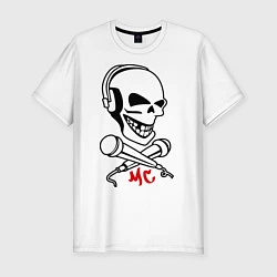 Футболка slim-fit Master MC, цвет: белый