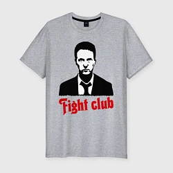 Мужская slim-футболка Fight Club: Edward Norton