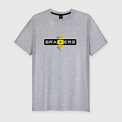 Мужская slim-футболка Brazzers Tube