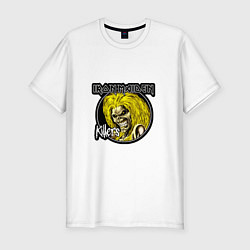 Футболка slim-fit Iron Maiden Killers, цвет: белый