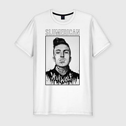 Футболка slim-fit Slumerican IV: Yelawolf, цвет: белый