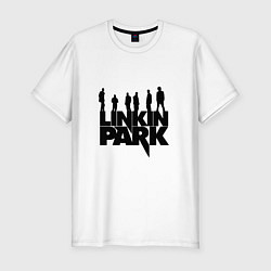 Мужская slim-футболка Linkin Park