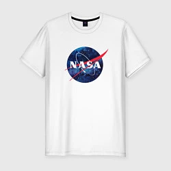 Мужская slim-футболка NASA: Cosmic Logo