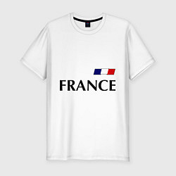 Футболка slim-fit Сборная Франции: 8 номер, цвет: белый