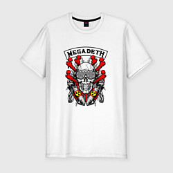 Футболка slim-fit Megadeth Rocker, цвет: белый