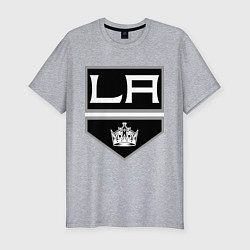 Футболка slim-fit Los Angeles Kings, цвет: меланж