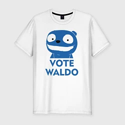 Мужская slim-футболка Vote Waldo
