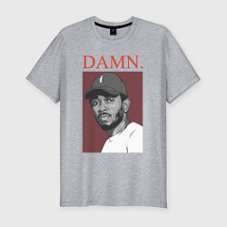 Футболка slim-fit Kendrick Lamar: DAMN, цвет: меланж