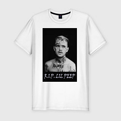 Футболка slim-fit RIP Lil Peep, цвет: белый