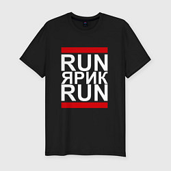 Футболка slim-fit Run Ярик Run, цвет: черный