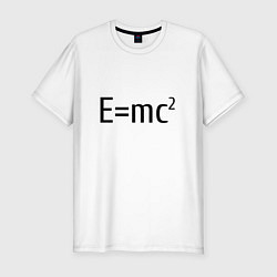 Мужская slim-футболка Теория относительности