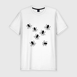 Мужская slim-футболка Рой пауков