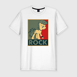 Мужская slim-футболка Rock Pony
