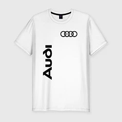 Футболка slim-fit Audi Style, цвет: белый