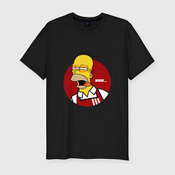 Мужская slim-футболка KFC Homer