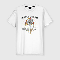 Футболка slim-fit Dreamcatcher, цвет: белый