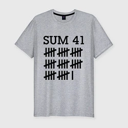 Мужская slim-футболка Sum 41: Days