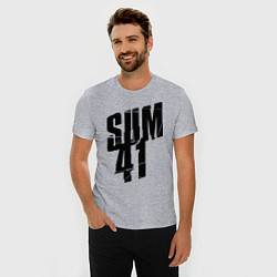 Футболка slim-fit Sum Forty One, цвет: меланж — фото 2