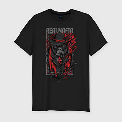 Футболка slim-fit Real Mafia, цвет: черный