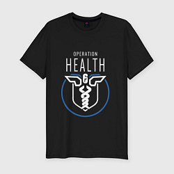 Футболка slim-fit Operation Health, цвет: черный