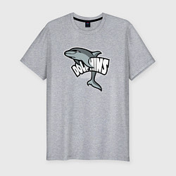 Мужская slim-футболка Dolphins